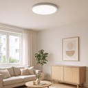 PLAFÓN DE TECHO "MOONLIGHT" LED 24W 1600lm 3CCT Ø380mm BLANCO ARTE ILLUMINA