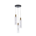 LÁMPARA COLGANTE CRISTAL 3 LUCES 21W 2500lm 3000K Ø250x1630mm ARTE ILLUMINA VIAL