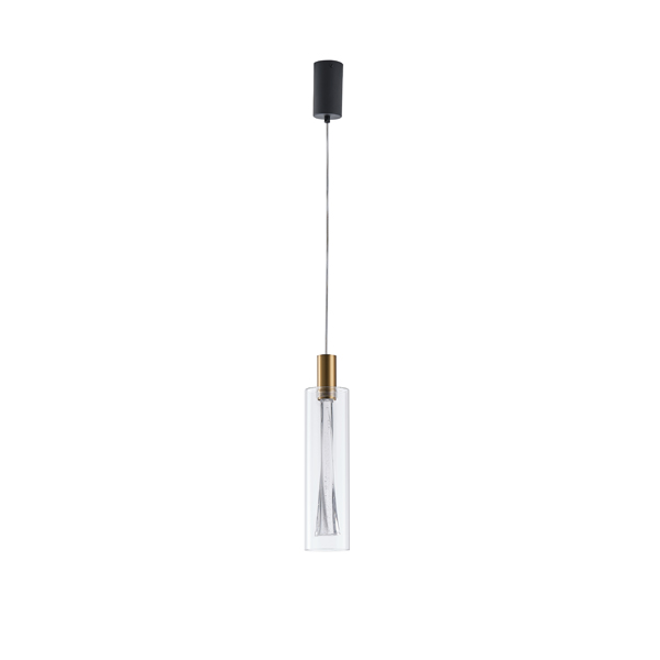 LÁMPARA COLGANTE CRISTAL 7,6W 780lm 3000K Ø90x1200mm ARTE ILLUMINA VIAL