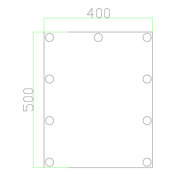 ESPEJO MAQUILLAJE RECTANGULAR LED 9W 1680lm 85-265V 40x50 "LOGE" ARTE ILLUMINA
