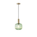 LÁMPARA COLGANTE CRISTAL GOFRADO 1xE27 MAX 15W 200x180x1200mm ARTE ILLUMINA TOPACIO