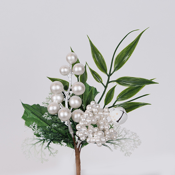 PICO CON BAYAS BLANCAS Y CAMPANILLA, 20cm