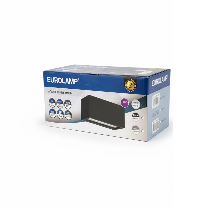 APLIQUE DE PARED Ε27 "AMIGO" 250x110x110 IP54 