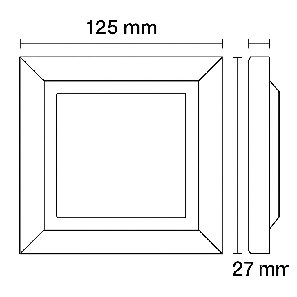APLIQUE DE PASO LED SLIM 2W IP65 220-240V 230x80x27mm BLANCO PRO (OLD REF. E.145-52054)
