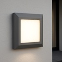 APLIQUE DE PASO LED SLIM 3W IP65 3CCT 220-240V 125x125x27mm PRO