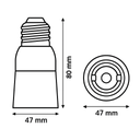 ADAPTADOR PORTALÁMPARAS E27 A E40