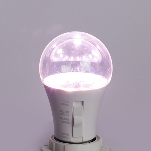 BOMBILLA LED SMD CRECIMIENTO DE PLANTAS CON INTERRUPTOR DIP 9W A60 E27 220-240V
