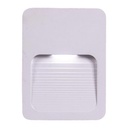 APLIQUE DE PARED "SCHRITT" LED SLIM 2W 120x90x12 3000K IP65 BLANCO PLUS