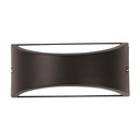 APLIQUE DE PARED "SOIKEA" E27 MAX 10W LED 220x99x100 IP54 NEGRO PRO