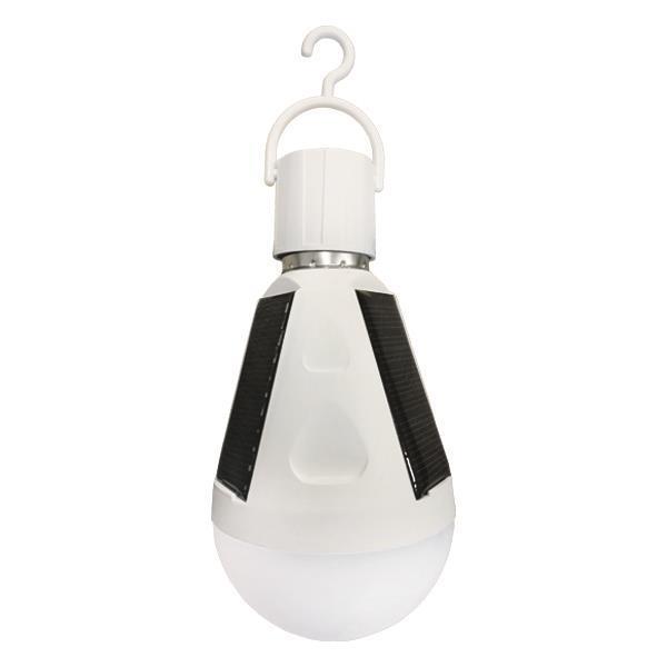 BOMBILLA LED SMD 7W A70 E27 CON PANELES SOLARES INTEGRADOS