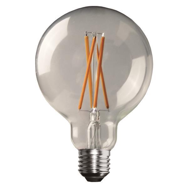 BOMBILLA LED GLOBO G125 FILAMENTO CRUZADO 8W E27 3000K 220-240V