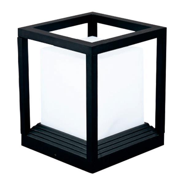 LUMINARIA SUELO "QUADRAT" Ε27 150x150x190mm IP65 NEGRO ARTE ILLUMINA