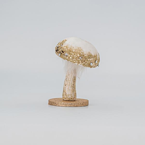 SETAS DE TERCIOPELO, BLANCO, 7x13cm