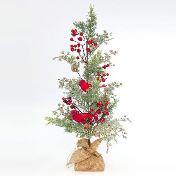 ÁRBOL CON BAYAS Y PÁJAROS, 70cm