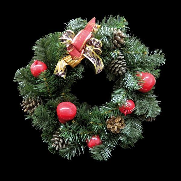 CORONA 70cm, 134 PUNTAS (ANCHO PUNTAS 8cm), COLOR VERDE