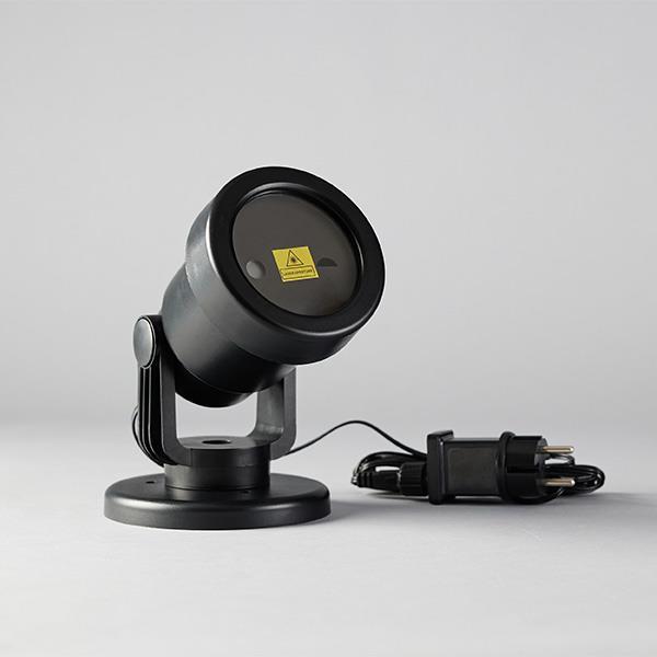 PROYECTOR LÁSER, MULTIFUNCIÓN, CON MANDO, CON DISEÑOS DE NAVIDAD ROJO Y VERDE, 10,3x10,3x33,50cm, IP44