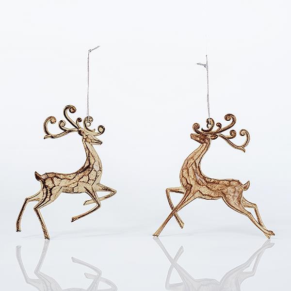 RENO ACRÍLICO, CHAMPÁN, 2 DISEÑOS, 14,5x14cm