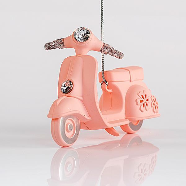 VESPA ACRÍLICA, ROSA, 12x9cm