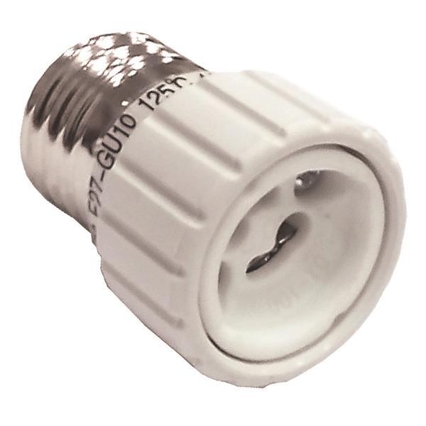ADAPTADOR PORTALÁMPARAS E27 A GU10