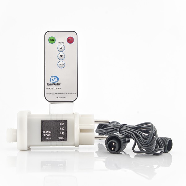 ADAPTADOR, 31V/12W, HASTA 1500 LED, MANDO A DISTANCIA (ON/OFF + TEMPORIZADOR + DIMMER), CABLE VERDE 3m, IP44