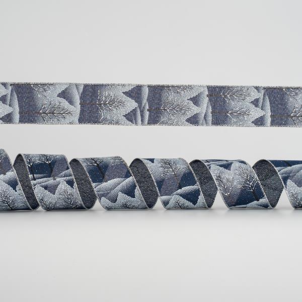 CINTA AZUL, CON ARBOLES, 6,35cm, 10A