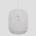 LUZ DE TECHO SIMPLE Ε27 MAX40W Ø40x49cm CUERDA BLANCA