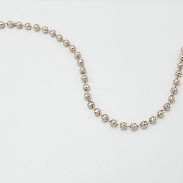 CADENA PERLAS MARRONES PLÁSTICO 12m