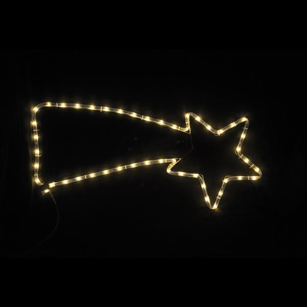 COMMET, CABLE DE LUZ LED 2m, 2 VÍAS, BLANCO CÁLIDO, 71x29cm, IP44