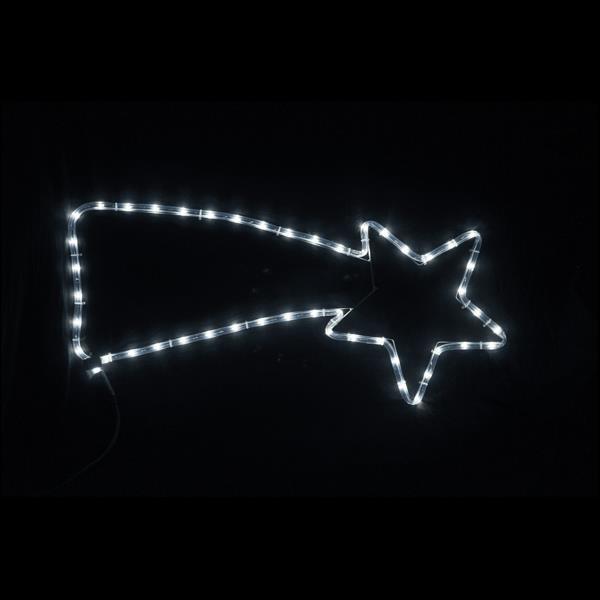 COMMET, CABLE LUMINOSO LED 2m, 2 VIAS, BLANCO, 71x29cm, IP44