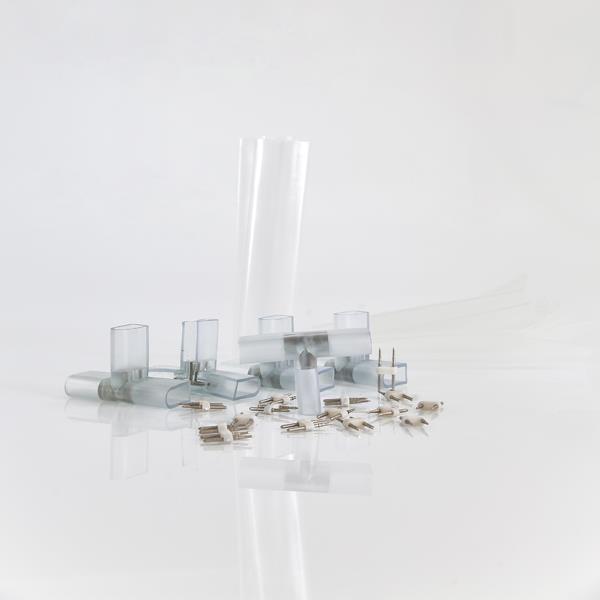 PIN DE CONEXIÓN "T" PARA CUERDA DE LUZ DE NEÓN, JUEGO DE 5 PIEZAS