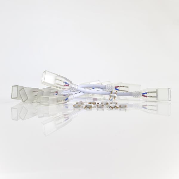 PIN DE CONEXIÓN PARA CABLE DE LUZ DE NEÓN, CON CABLE DE CONDUCCIÓN, JUEGO DE 5 PIEZAS