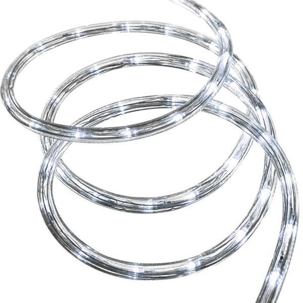 CABLE DE LUZ LED, 2 VÍAS, BLANCO, 10m, 24 LED/m, IP44