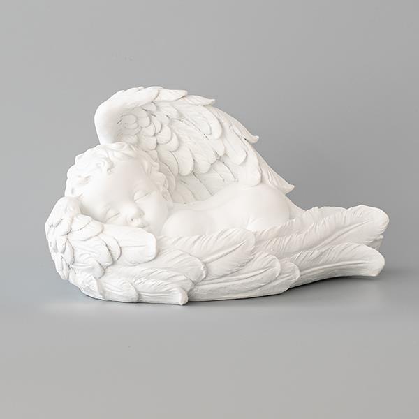 ÁNGEL DECORATIVO, BLANCO, 32,5x17,2cm