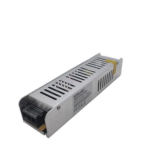 DRIVER METALICO SLIM PARA TIRA LED 24V DC 100W IP20 EUROLAMP