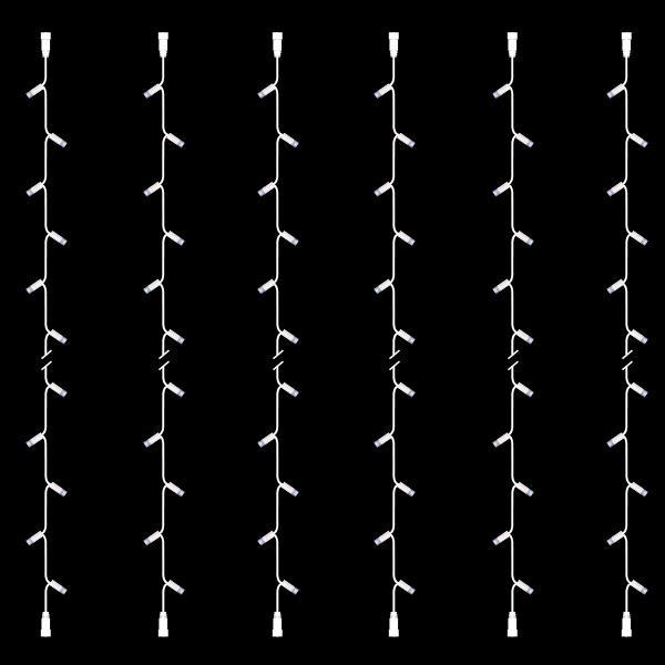 LINEA, BRICOLAJE, 30 LED, ALAMBRE DE CAUCHO BLANCO, CON EXTENSIÓN, 2 CONECTORES, LED BLANCO, JUEGO 6PZS, POR 10cm, IP65