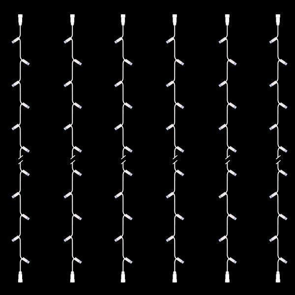 LINEA, BRICOLAJE, 30 LED, ALAMBRE DE CAUCHO BLANCO, CON EXTENSIÓN, 2 CONECTORES, LED BLANCO, JUEGO 6PZS, POR 10cm, IP65