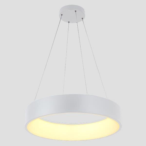 LUMINARIA COLGANTE REDONDA LED 30W 3000Κ Ø450x1500 BLANCO