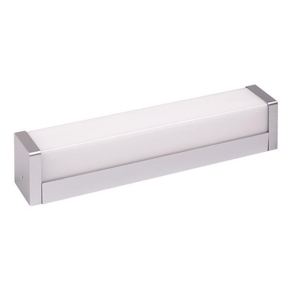 LUMINARIA LED PARA BAÑO "IRON4" 8W 4000K 350x60x75 IP44 NIQUEL MATE