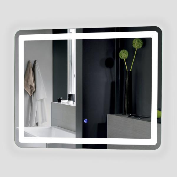 ESPEJO RECTANGULAR TACTIL LED 20W 4000K 800x600x31 "MIRO" ARTE ILLUMINA