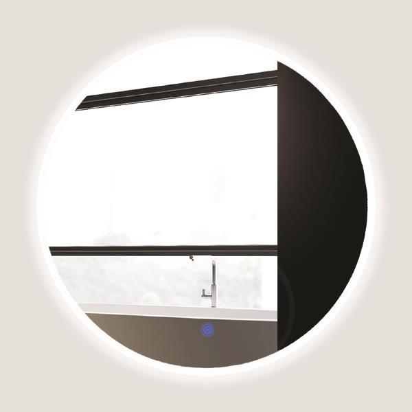 ESPEJO REDONDO TACTIL LED 15W 4000K Ø600x31 "MIRO" ARTE ILLUMINA