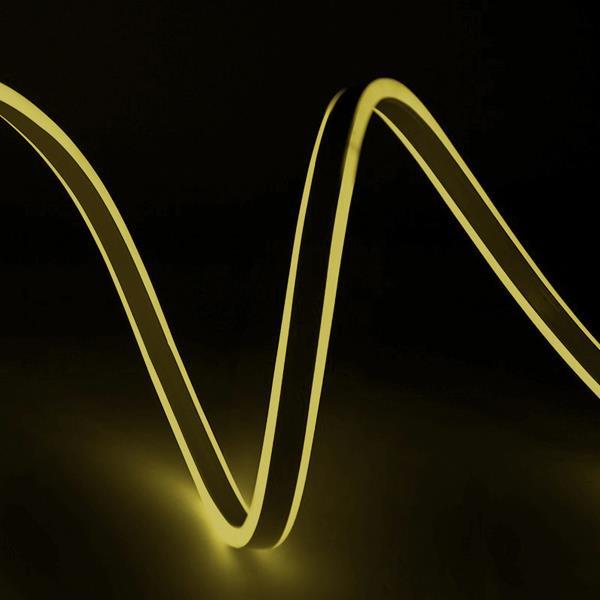 CABLE DE LUZ DE NEÓN BLANCO CÁLIDO, DOS CARAS, 50m, IP44