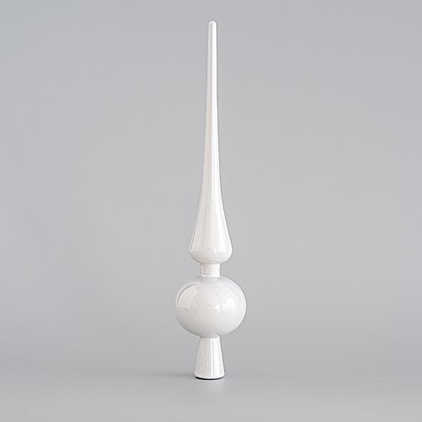 TOP ÁRBOL DE PLÁSTICO, BLANCO PERLA, 28cm