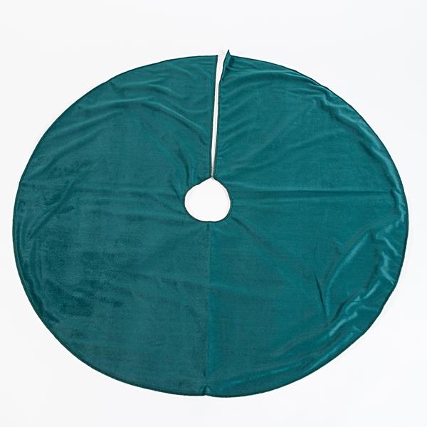 FALDA ÁRBOL, VERDE VERDE, TERCIOPELO, 90cm