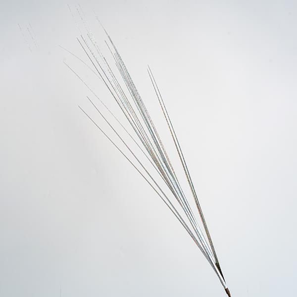 RAMITA, COLOR PLATA METALIZADO, 80cm