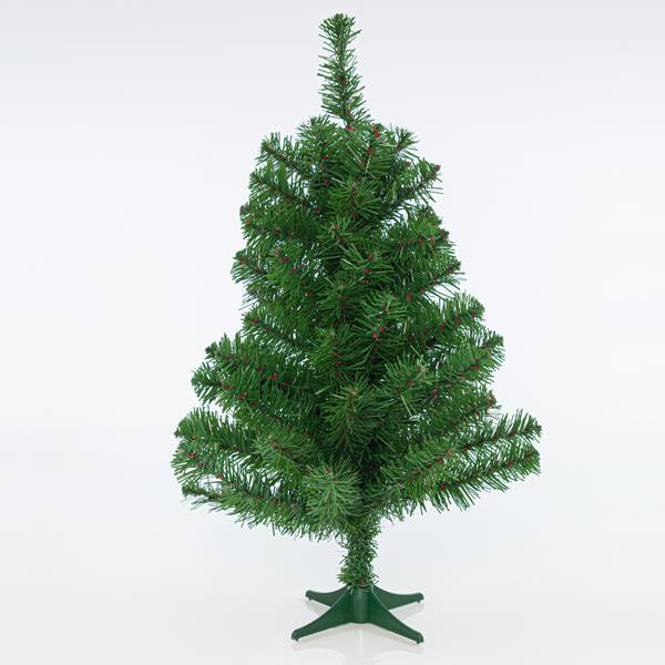 ÁRBOL 60cm, 70 PUNTAS (ANCHO PUNTAS 6cm), COLOR VERDE