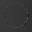 CRISTAL DE RECAMBIO DOWNLIGHT Ø18,4cm TRANSPARENTE