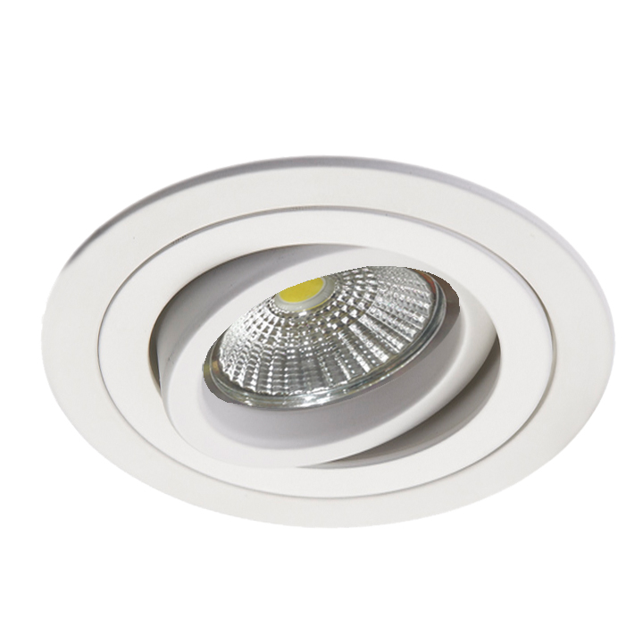 SPOT EMPOTRABLE BASCULANTE Ø91mm "STIL R" ALUMINIO