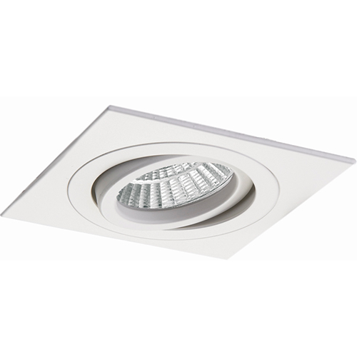 SPOT EMPOTRABLE BASCULANTE 91x91mm  "STIL K" ALUMINIO