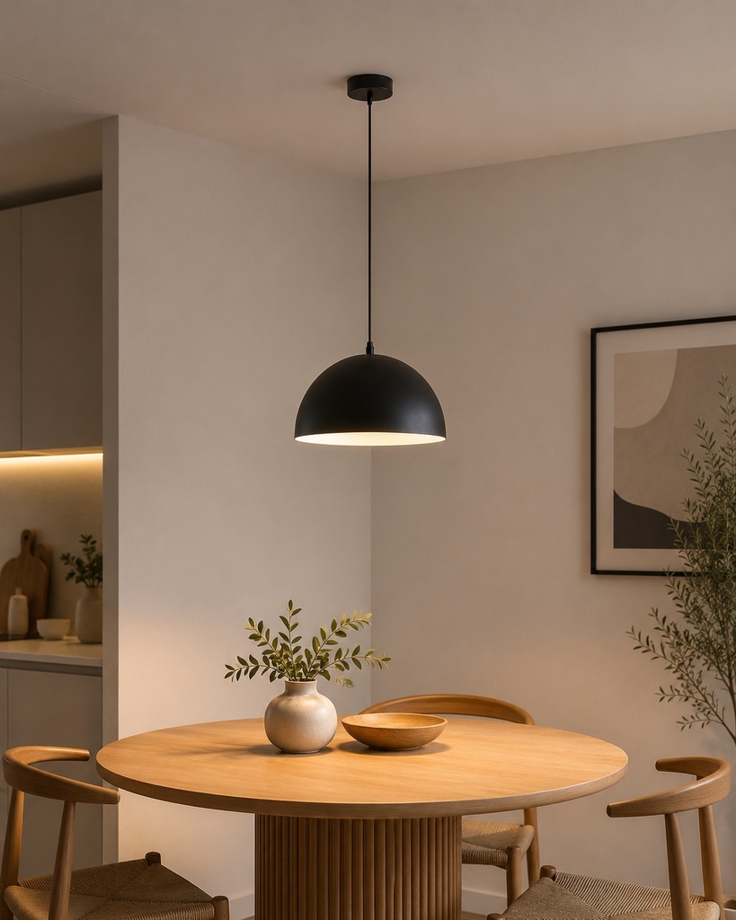 LÁMPARA DE TECHO COLGANTE 1x27 MÁX 15W 350x1200mm  ARTE ILLUMINA IAVA