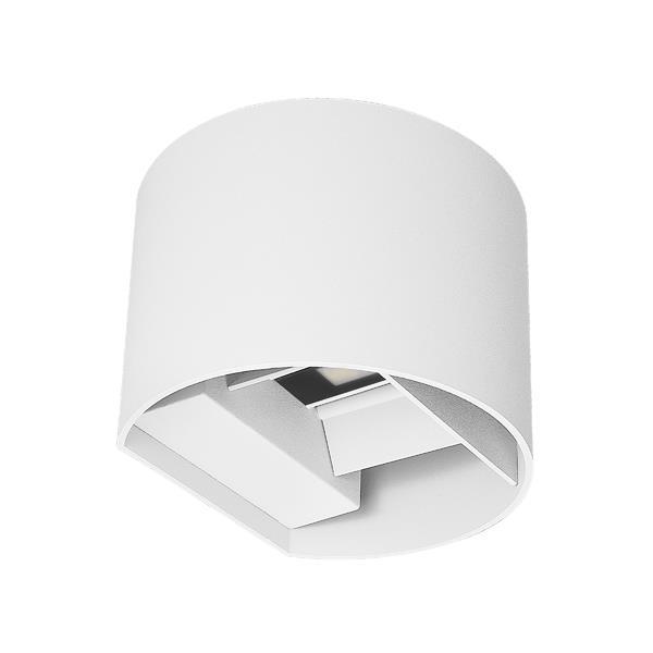 APLIQUE ALUMINIO CUBO 10W 3CCT 135x120x100mm CON DIFUSOR DE CRISTAL ARTE ILLUMINIA